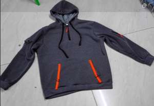 Ensemble Sweat à Capuche et Pantalon pour Homme 2025, Style Décontracté et Sportif, Pull avec Poches Zippées sur les Bras, Mode Automne/Printemps, Manteau Ample - Product Image 4