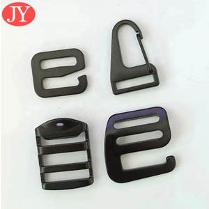 Özel 21mm mat siyah Metal tetik döner bahar yapış kordon kanca asılı köpek çanta kanca çinko alaşımından yapılmış - Product Image 3