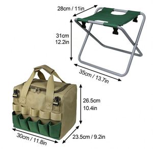 Free sample Garden <b>Tools</b> 2 in 1Folding Portable Garden Kneeler with Handles,Hand <b>Tools</b> Set with Folding Chair Seat and Garden - Product Image 4
