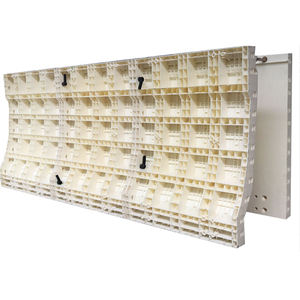Modular Forming Shuttering Plastic Concrete Wall Reusable Adjustable Plastic Formwork / Coffrage Plastic