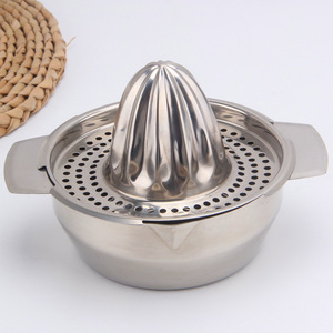 Presse-agrumes manuel en acier inoxydable, presse-citron, presse-fruits domestique 6009 - Product Image 3