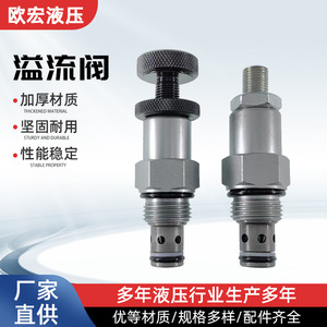 Vanne de décharge hydraulique V2068, vanne de trop-plein à port 1/4 po, régulation de pression, vanne de contrôle bidirectionnelle - Product Image 4