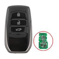 Cangkang Kunci Pintar Tyota 23/4 Tombol Tipe BA Mobil/SUV Dengan Bilah Kunci Cocok untuk Lonsdor LT20-04/CK TOM-O-01 Hanya Grosir MOQ50PCS