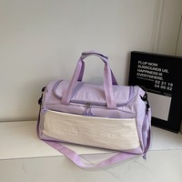 Sac de sport et de voyage léger et portable avec logo personnalisé pour yoga, fitness, week-end, séparation sec/humide