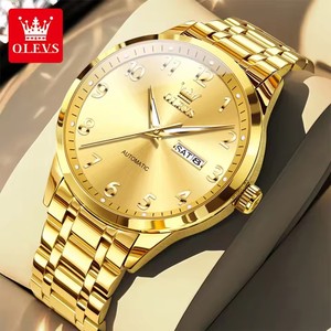 Relojes para Hombre 7078, Relojes Mecánicos Automáticos de Marca Original de Lujo, Resistentes al Agua, de Acero Inoxidable - Product Image 1