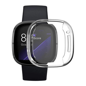 Coque en TPU de protection plein écran <span class=keywords><strong>sport</strong></span> pour <span class=keywords><strong>montre</strong></span> Versa 3/Versa 4/<span class=keywords><strong>Sense</strong></span>/<span class=keywords><strong>Sense</strong></span> 2 - Product Image 1