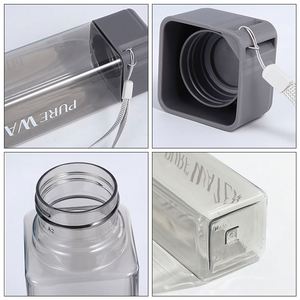 Hot Selling Square Clear Water Leak Proof 500Ml Portable Plastic <b>Bottle</b> for Business - Product Image 4