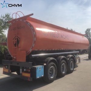 Semirremolque <span class=keywords><strong>Cisterna</strong></span> de Acero CHVM de 3 Ejes para Diésel/Gasolina/Petróleo con Tanque de Combustible de 45000 <span class=keywords><strong>Litros</strong></span> de Gran Capacidad - Product Image 3