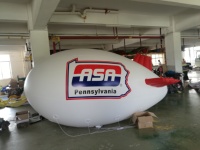 Zeppelin gonflable fait sur commande d'hélium d'impression de logo de ballon de BOYI
