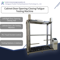 Machine d'essai de fatigue d'ouverture et de fermeture des portes de placard à double battant, équipement d'essai d'ouverture et de fermeture des portes gauche-droite