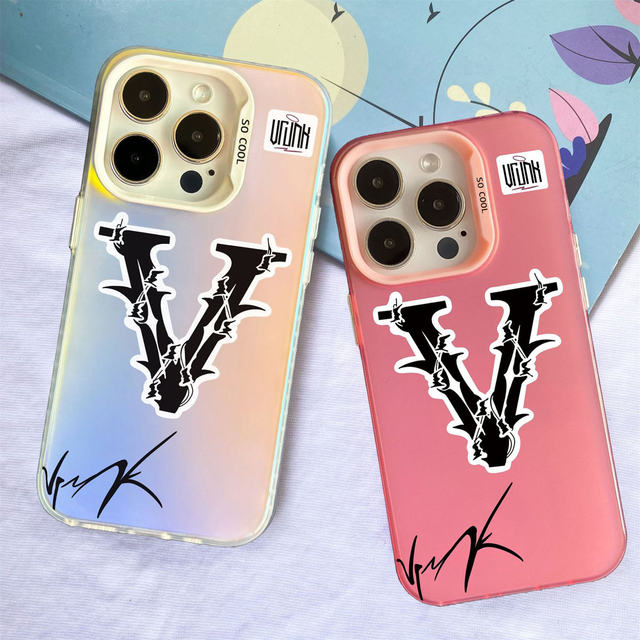Stylish Designer Luxury PC Phone Case for iPhone 7 8 XR XS 11 12 13 Mini 14 15 16 17 Pro Max Coque Vrunk Shell Shockproof