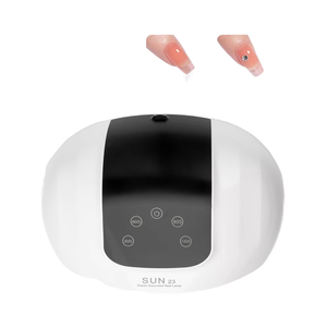 298W 듀얼 핸드 속건 자동 감지 터치 스크린 4 단 타임 네일 램프 - Product Image 1