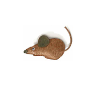 Jouets pour chats LEECORK de haute qualité, durables, interactifs, écologiques, pour usage intérieur, souris, tortue, éléphant, dauphin, poupées en liège naturel écologique