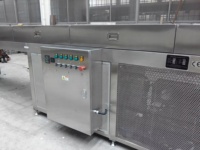 Tunnel de refroidissement pour chocolat de 1200 mm, vente chaude, pour refroidir les produits chocolatés, refroidisseur de chocolat