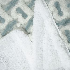 Cozy Sherpa Throw Blanket para cama sofá, gran regalo para Acción de Gracias, Navidad, Día de Año Nuevo - Product Image 5