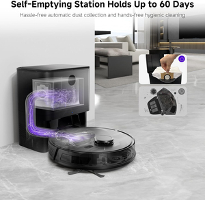 شفط قوي بطارية Aspiradora Vaccum Alexa تنظيف ذاتي الإفراغ في المنزل - Product Image 5