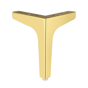 Furniture Leg Metal Heavy Duty <b>Gold</b> <b>Sofa</b> Support Minimalist Design - Product Image 1