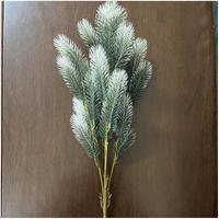 Feuille Artificielle en Pot Miniature, Aiguilles de Pin en Plastique Écologique, Articles de Décoration Intérieure, Tiges Simples, Artificielle Murale