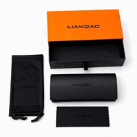 Nouvel Arrivage – Ensemble d'accessoires d'emballage pour lunettes en PU avec impression UV, taille personnalisée TZ607, pour la vente en gros
