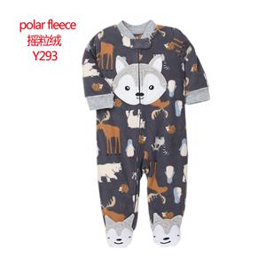 Mono con estampado de dibujos animados para niña recién nacida, ropa de invierno con <span class=keywords><strong>cremallera</strong></span>, forro <span class=keywords><strong>polar</strong></span>, <span class=keywords><strong>pijama</strong></span> - Product Image 6