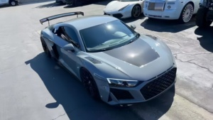 Capot en fibre de carbone pour la nouvelle <span class=keywords><strong>Audi</strong></span> <span class=keywords><strong>R</strong></span> 8 capot modifié de haute qualité - Product Image 3
