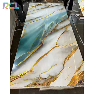 Pannello Murale in PVC Flessibile Lucido RCL / Lastra in PVC Effetto Marmo UV per Decorazioni Interne - Product Image 2