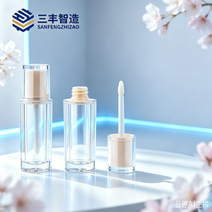 Botella Transparente de PETG para Brillo Labial de 5 ml con Tapa de Rosca, Envase Cosmético Recargable Vacío para Bálsamo Labial y Maquillaje - Product Image 3