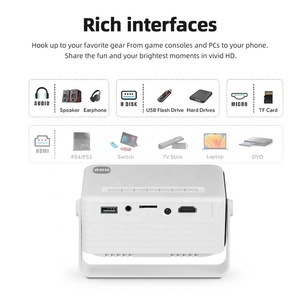 โปรเจคเตอร์ AUN Y3 2026 รุ่นพิเศษสำหรับเด็ก ป้องกันดวงตา รองรับการเชื่อมต่อ iPhone ผ่านสาย ฉายภาพแบบมิเรอร์ 720P HD โฮมเธียเตอร์ขนาดเล็ก พกพาสะดวก มัลติมีเดีย - Product Image 5
