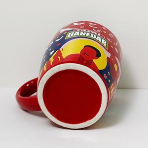 Mug en céramique personnalisé rouge avec motif artistique islamique, tasse individuelle pour cadeaux, fabriqué à Zibo, numéro de pièce 7111 - Product Image 4