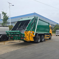 Camion compacteur de déchets à chargement arrière 6x4 22cbm 18 tonnes, directement de l'usine, pour l'assainissement municipal