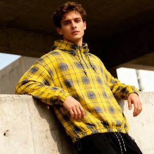 Custom New Trend 500G Heavy Weight Embroidered Half Zip Boxy Oversized Sun Bleached Cotton French Terry Flannel Double Waffle - Product Image 3