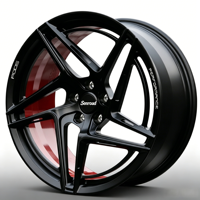 Jantes de luxe personnalisées à double finition multi-rayons 18-22 pouces 5*120/114.3/112 Jantes personnalisées pour Civic Supra BMW Benz Audi Ferrari Tesla SRT