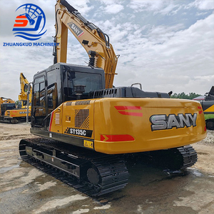 Excavadora Usada SANY SY135C China de 13.5 Toneladas con Válvula de Alivio de Explosión para Brazo y Pluma, Envío Gratuito Disponible - Product Image 1