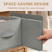 Boîte de rangement pliable en tissu pour armoire, organisateur de tiroir pour vêtements, sous-vêtements, jeans et t-shirts – Prix de gros