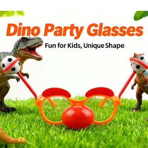 楽しいパーティーメガネバスケットボールの装飾と赤い鼻、明るい色の快適にフィットしたノベルティ眼鏡パーティー用 & お祝い - Product Image 4