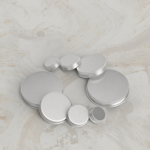 Tapa de rosca de aluminio plateada reciclable de 24 mm/32 mm/47 mm/89 mm con acabado mate para botellas/frascos cosméticos, botellas de suplementos y revestimiento para botellas de píldoras - Product Image 1