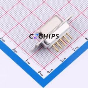 X0209FC2W1 D-Sub/VGA Connector Through hole Component (THT) Connector Standard D-Sub Female 9P Through Hole - Product Image 2