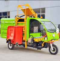 Tricycle à trois roues pour la collecte des déchets, bac à ordures, transport de marchandises, compacteur, chargement, mini tricycle à ordures, prix