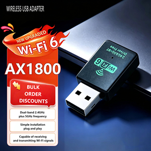 IFA02 มินิยูเอสบี ไวไฟ 6 อะแดปเตอร์บลูทูธ เสาอากาศกำลังขยายสูง ดูอัลแบนด์ ปลั๊กแอนด์เพลย์ ดองเกิลไร้สาย - Product Image 3