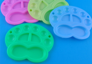 Bview Art Venta caliente 4 colores 13,5*11,5 CM bandeja de pigmento de paleta de rana pequeña colorida para pintura al óleo de acuarela acrílica - Product Image 6