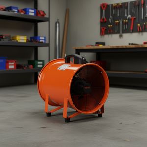 Ventilateur cylindrique Vevor 10 pouces 380W, souffleur d'évacuation électrique, ventilateur de ventilation industriel pour atelier, utilisation industrielle, élimination de la poussière - Product Image 2