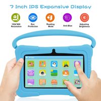 Tablet Anak 7 Inch Terbaik 2GB 32GB Dilengkapi Aplikasi Edukasi Anak-Anak Layar 1024*600 Tablet PC Android untuk Anak Laki-laki dan Perempuan