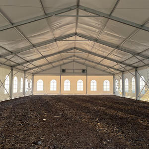 XZ OEM ODM 고강화 10x30m알루미늄 프레임 대형 임시 구조 산업 저장 창고 텐트 - Product Image 5