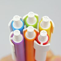 Stylo gel publicitaire avec logo personnalisé, encre bleue/noire 0,5 mm, pour cadeaux promotionnels - Utilisation au bureau et à l'école