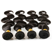 Vente en gros Faisceaux de Cheveux Humains Vierges Cambodgiens de Grade 100% 9A 8 Pouces Extension de Vague de Corps de Vison du Pérou Vendeurs bon marché