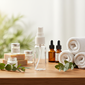 Luxury Empty Dispenser 60ml Skincare Flip Cap Tube 60ml PET Shoulder Lotion Pump Mist <strong>Spray</strong> Plastic Bottle - Product Image 6