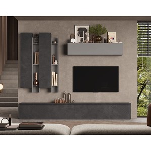 Modulo Soggiorno INFINITY 2.0 LEAD/SLATE - Product Image 1