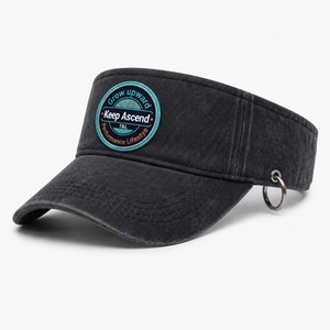 Gorra de Visera Curva Ajustable para Adultos, con Logotipo Personalizado, Tejida, 100% Poliéster, para Exteriores, Gorras de Golf, Venta al Por Mayor - Product Image 1
