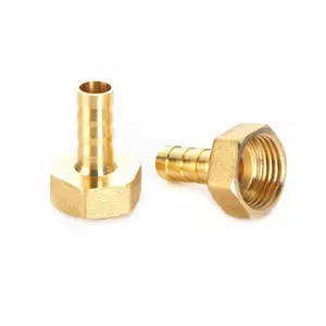 Brass Hose Fitting 4mm-19mm Barb Tail 1/8 "1/4" 1/2 "3/8" BSP Female Thread Brass Connector Joint Coupler Adapter