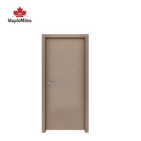Porte WPC Maplemiles anti-termites pour chambre à coucher, installation rapide et sans attente, style moderne